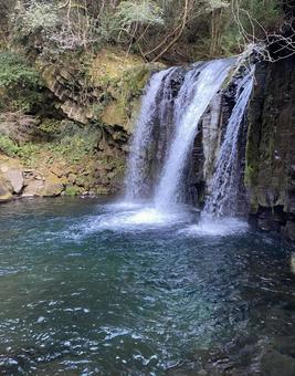 滝 滝 滝,浄蓮の滝,自然の写真素材