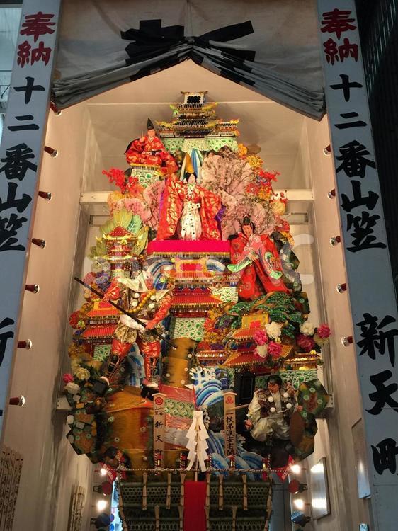 博多祇園山笠 オーナメント（アート）,人,伝統的なの写真素材