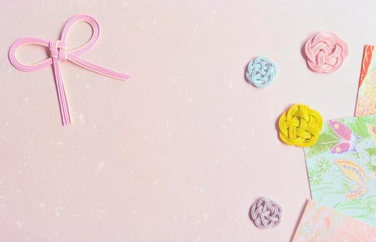 和紙のフレーム 和紙,フレーム,和風の写真素材