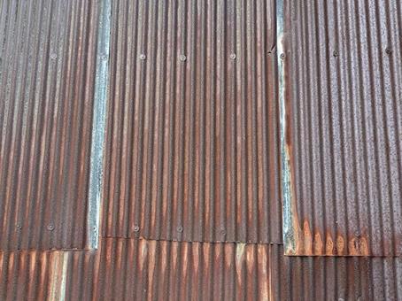 サビたトタン サビ,トタン,古いの写真素材