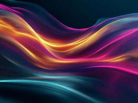 未来的な光の曲線が描く背景 未来的な光の曲線が描く背景の写真