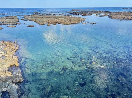 海岸　夏の海 自然,海岸,海辺の写真素材