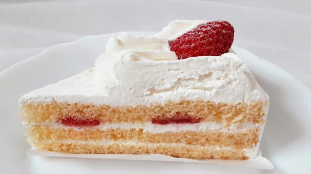 いちごショートケーキ・1 ショートケーキ,ケーキ,苺のショートケーキの写真素材