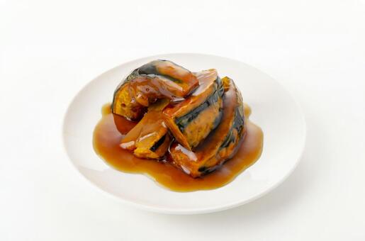 揚げかぼちゃの甘辛あんかけ 揚げかぼちゃ,あんかけ,かぼちゃの写真素材