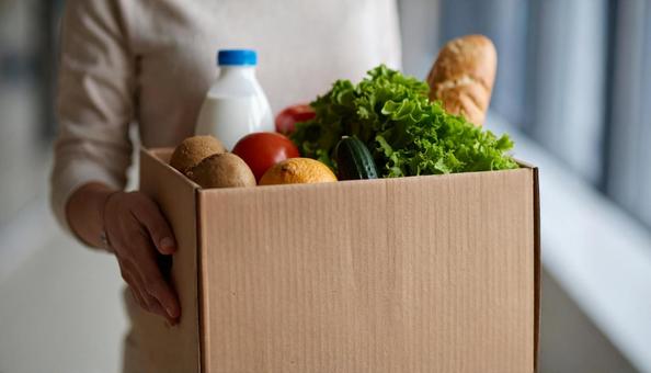箱の中の食材の写真