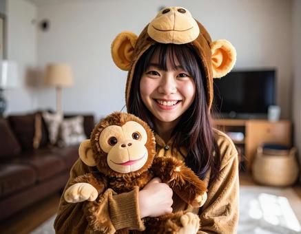 申年フォト・猿コスのさる子さん 申年フォト・猿コスのさる子さんの写真
