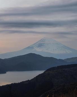 富士の山の写真
