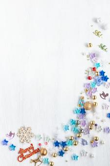 クリスマスの縦構図フレーム クリスマスの縦構図フレーム クリスマス,フレーム,縦構図の写真素材