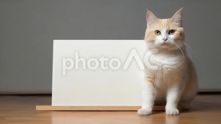 猫の伝言板４ ネコ,ねこ,猫の写真素材