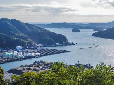 【高知県】高知市・五台山展望テラス 五台山展望テラス,展望台,高知市の写真素材
