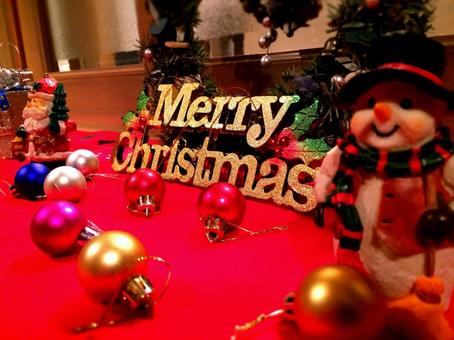 クリスマスの飾り付け クリスマスの飾り付けの写真