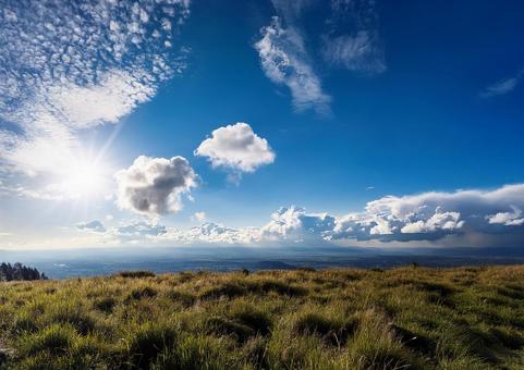 Sky, clouds and earth background 1, sky, blue sky, cloud, JPG