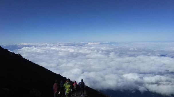 富士山から見える光景 富士山から見える光景の写真