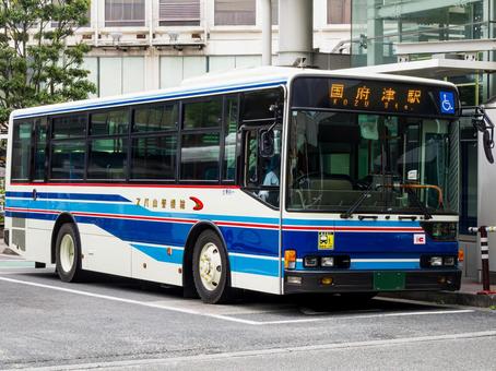 ワンマンバス ワンマンバス,路線バス,旧型の写真素材