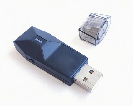 USBドングル usbアダプター,無線,ワイヤレスの写真素材