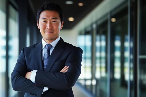 日本人男性スーツ 日本人男性スーツの写真