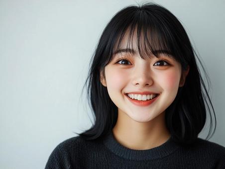 笑顔で働くビジネス女性のポートレート 笑顔で働くビジネス女性のポートレートの写真