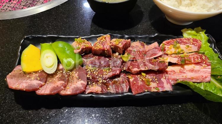 たくさんのお肉　焼肉 焼肉,肉焼き,肉の写真素材