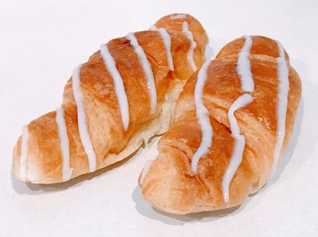 シュガーロール シュガーロール,クロワッサン,シュガーデニッシュの写真素材