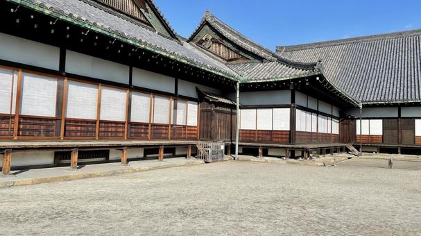 二条城本殿 二条城本殿 二条城,本殿,渡り廊下の写真素材