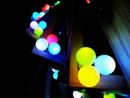 クリスマスの電飾　４ クリスマス,電飾,ライトの写真素材