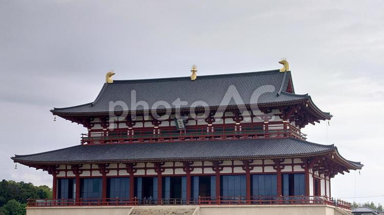 第一次大極殿 5月,風景,景色の写真素材