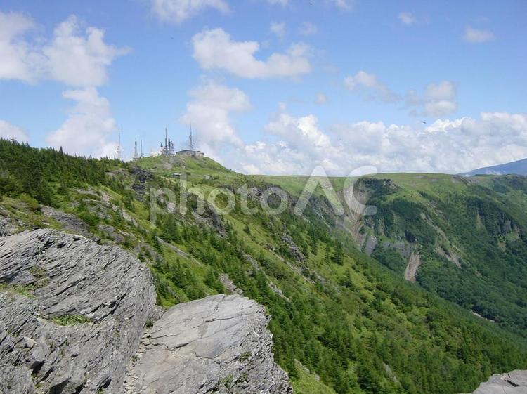 美ヶ原高原の風景 美ヶ原高原,美ヶ原,王ヶ頭の写真素材