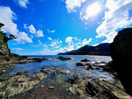 奄美大島 戸口の海 奄美大島 戸口の海 奄美,奄美大島,戸口の写真素材