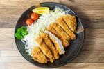サクサクのとんかつ とんかつ,サクサク,料理の写真素材