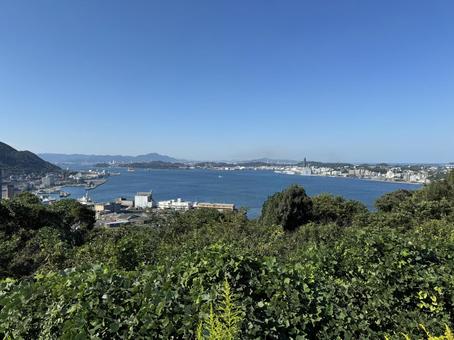 和布刈公園第一展望台からの風景 和布刈公園第一展望台からの風景 和布刈公園,和布刈公園第一展望台,展望台の写真素材