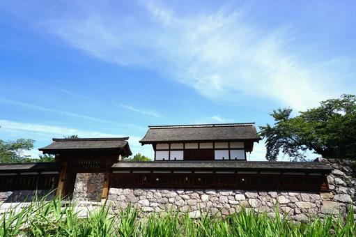 松代城跡 松代城跡 城跡,石垣,櫓の写真素材