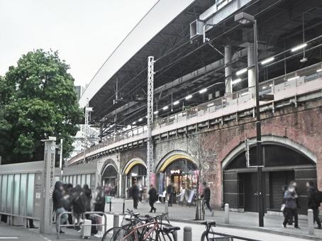 新橋駅前 風景 新橋駅前 風景 新橋駅,新橋,駅前の写真素材