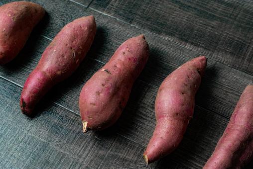 さつまいもの寄りの写真 さつまいもの寄りの写真の写真