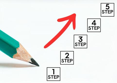 ステップ ステップ ステップ,step,ステップアップの写真素材