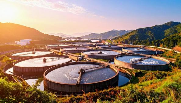 排水処理場 排水処理場の写真