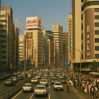 80年代の梅田 80年代の梅田の写真