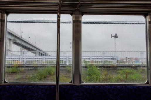 雨の車窓 雨の車窓 雨の車窓,雨,車窓の写真素材