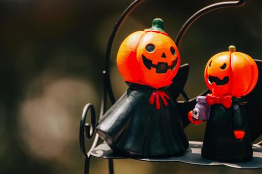 ハロウィンパーティーの準備は順調ですか ハロウィンパーティーの準備は順調ですか ハロウィン,ハロウィンパーティー,かぼちゃの写真素材