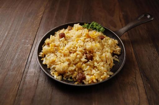 美味しいチャーハンの一皿 美味しいチャーハンの一皿の写真