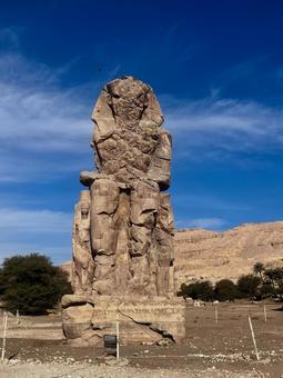 メムノンの巨像 海外,外国,メムノンの写真素材