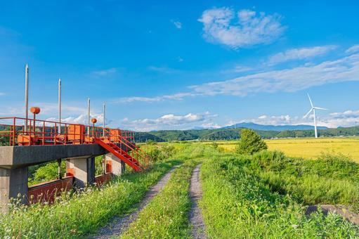 北海道 乙部町の風景 北海道 乙部町の風景の写真