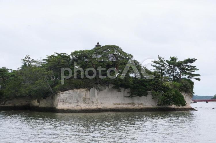 松島の観光　遊覧船から見た松島五大堂 松島,松島湾,遊覧船の写真素材