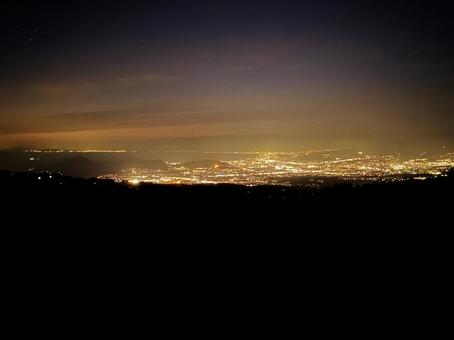 三島・沼津の夜景 三島,沼津,夜景の写真素材
