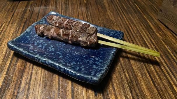 居酒屋メニュー 焼き鳥 トリレバー 居酒屋メニュー 焼き鳥 トリレバー 焼き鳥,焼鳥,竹串の写真素材