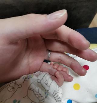 親子1 親子1 新生児,親,子の写真素材