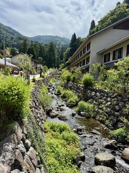 永平寺の参道 2025年夏 永平寺の参道 2025年夏 夏,川,河原の写真素材