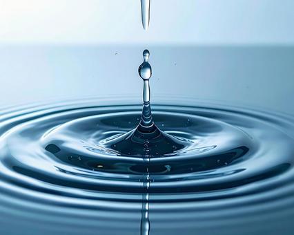 水が落ちるの写真