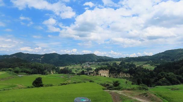 山形県大蔵村の風景I 山形県大蔵村の風景I 山,自然,風景の写真素材