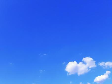 Image of blue sky There is copy space, sky, blue sky, large sky, JPG