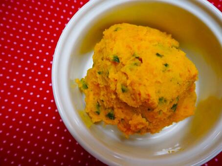 かぼちゃサラダ かぼちゃサラダ,美味しい,食べものの写真素材